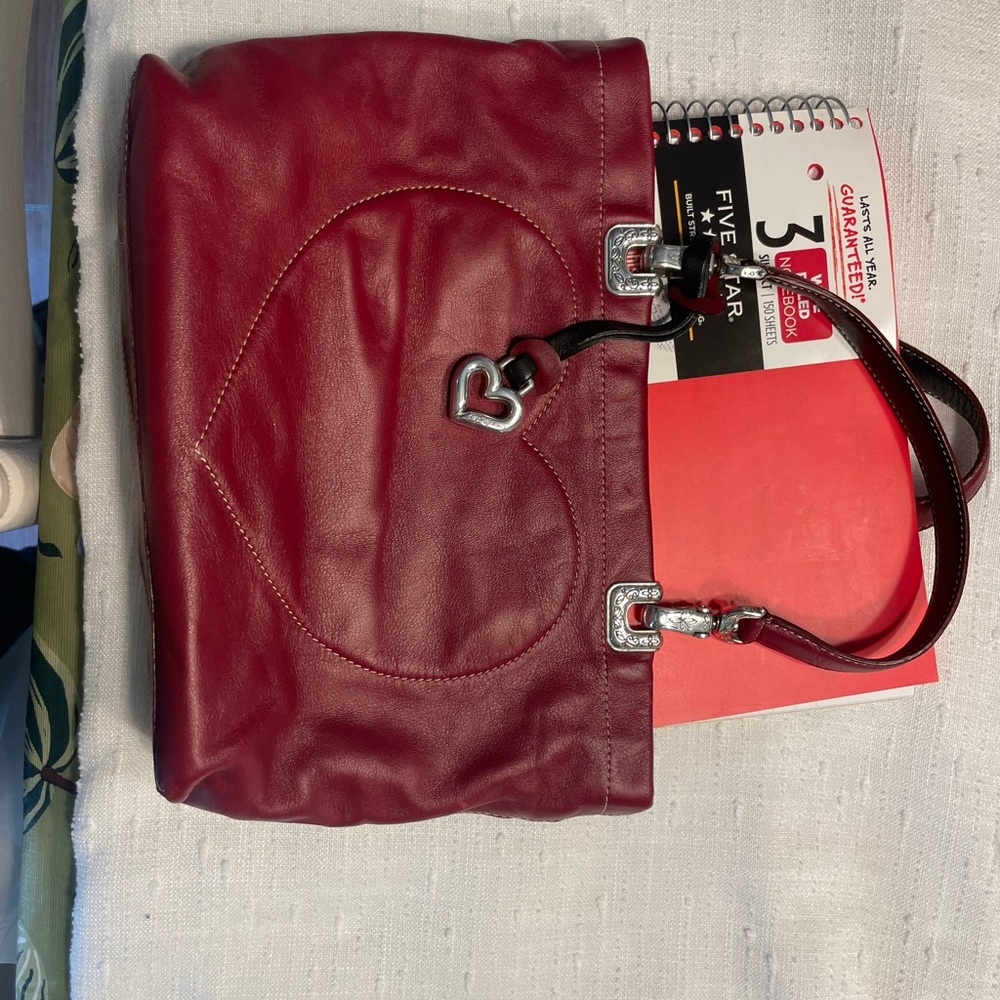 Brighton Red leather purse with heart Valentine’s Day gift handbag pocketbook - Picture 13 of 13